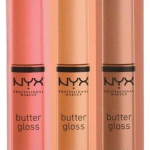 Professional Makeup / Butter Gloss Lip Trio – Crème Brûlée · Fortune Cookie · Madeleine